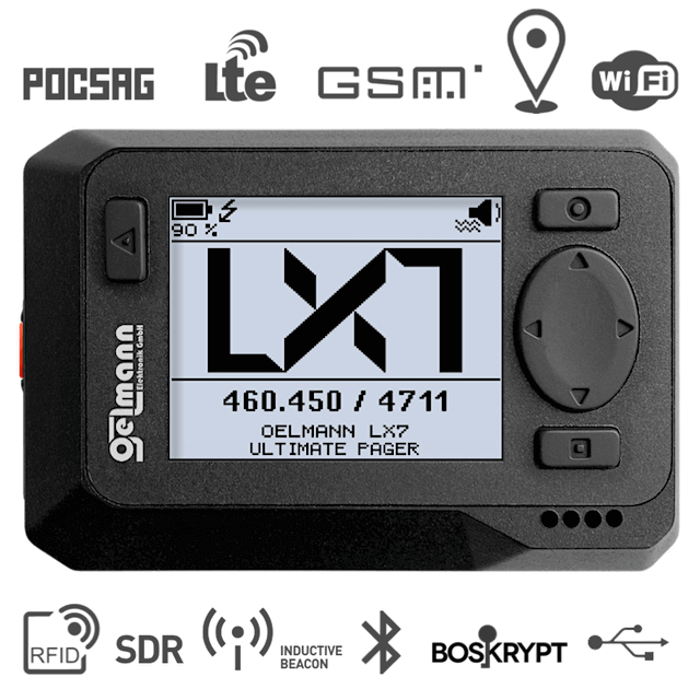 LX7 Pager back